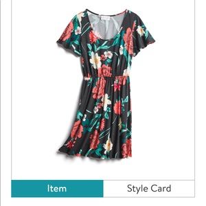 French Grey Serilda Brushed Knit Dress